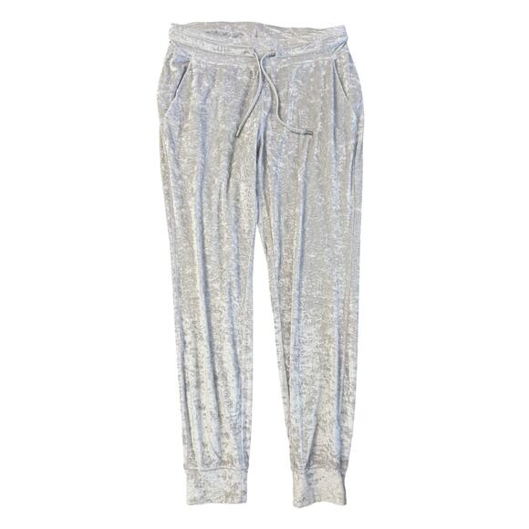 LULULEMON Ready to Crush Lounge Jogger High Rise Pants Chrome Silver Velvet Sz 8 - Picture 3 of 9